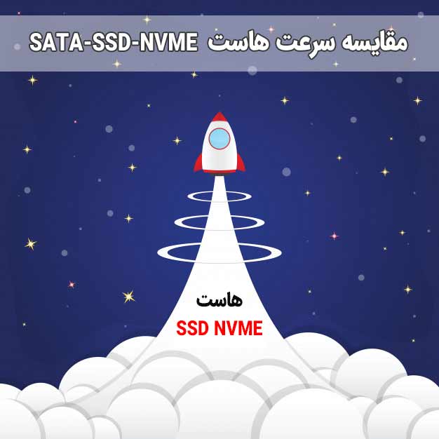مقایسه سرعت هاست SSD - SSD NVME